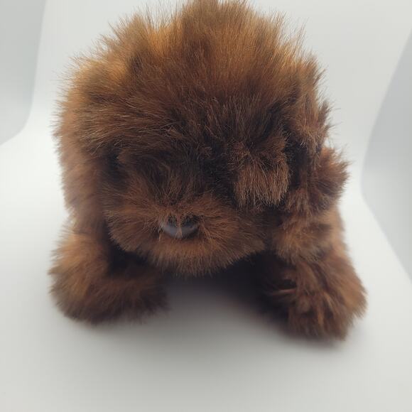 Kellytoy Brown Fluffy Dog Plush Stuffed Animal 12" Soft Puppy Toy - Picture 1 of 9
